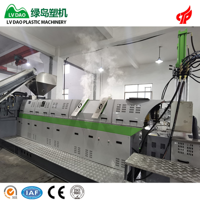 Two Step Structure Plastic Recycling Machine 300kg/H Capacity CE ISO Certification