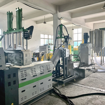 Lvdao LDK series 140mm 38CrMoAl screw granules making machine LDPE HDPE plastic cutting pelletizing machine