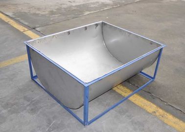 Industrial Stainless Steel Hopper 500mm*1050mm*1250mm For Cutting Machine