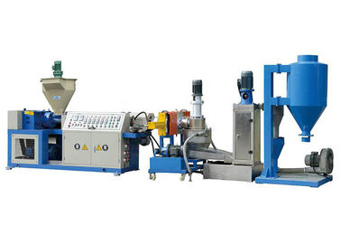 PLC Control Plastic Recycling Production Line , Pp Plastic Recycling Machine