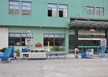 PLC Control Plastic Recycling Production Line , Pp Plastic Recycling Machine