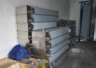 Casting Water Cooling Trough 3m Custom Color For Plastic Recycling Machine