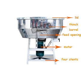 Vertical Plastic Mixer Machine Capacity 150 Kg/H With Castor Wheel LDH-100 1.5kw