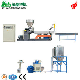 350-400kg/hr 38CrMoAL Recycled Pet Drink Bottle Flake Extrusion and Pelleting Line