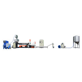 Single Screw PP Plastic Recycling Machine / Plastic Extruder Pelletizer For PP PE Dry / Wet Film