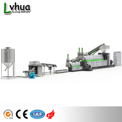 45kw Plastic Recycling Granulator Machine Double Stage Waste Abs Pp Plastic Granulator