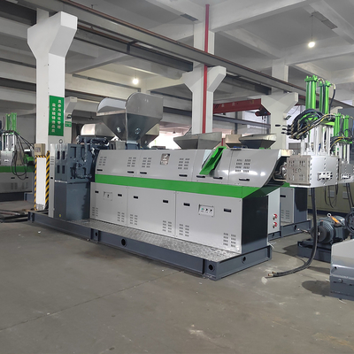 Hard Scrap Polystyrene Recycling Equipment , 30-37kw Waste Recycling Machine