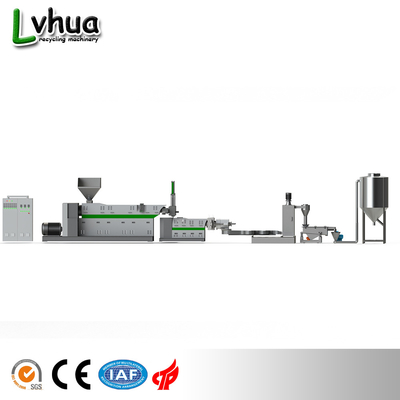 LDPE power 75-30kw 70r/min water ring hot cutting pelletizing line LDK 250-300kg/h output