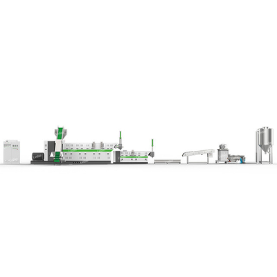 Two Step 300kg/H CE ISO 130mm Plastic Recycling Machine