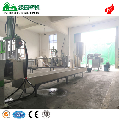 250kg-300kg/h PP PE Film Automatic Crushing And Loading Force Feeder Plastic Pelletizing Machine