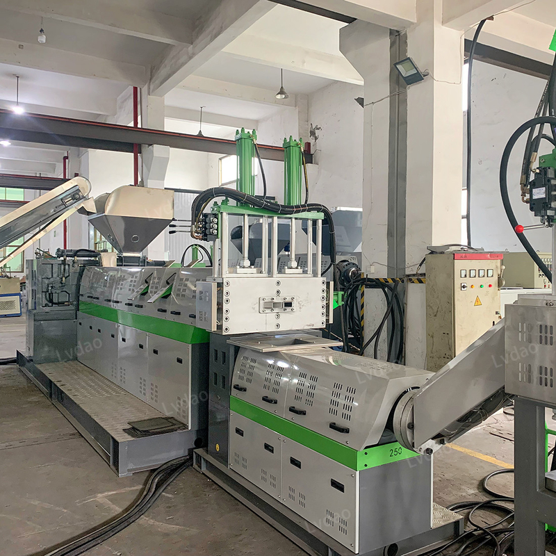Lvdao PE water ring hot cutting customized recycling machine line use for plastic pelleting