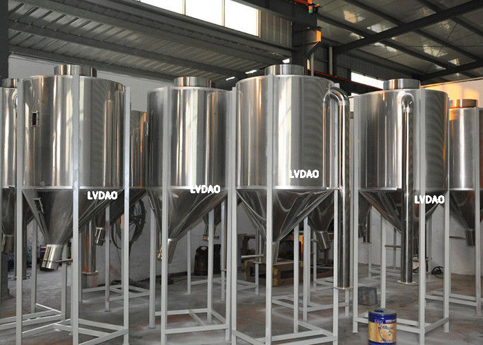 1000Kg Stainless Conical Hopper Durable For Plastic Storage ISO9001 Approved