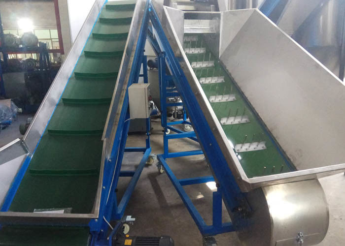 Power 450w Plastic Conveyor System Magnet 1300 Loading Height 3mm Thickness