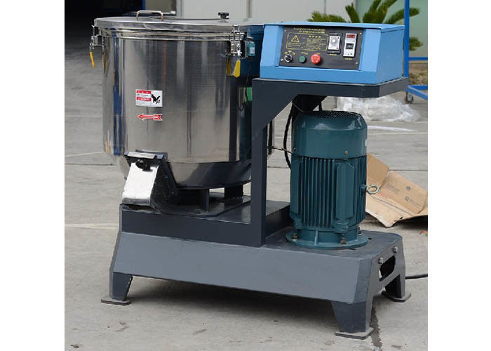 Total Volume 150kg/H Granules Mixing Machine , Drying 22kw Plastic Material Mixer
