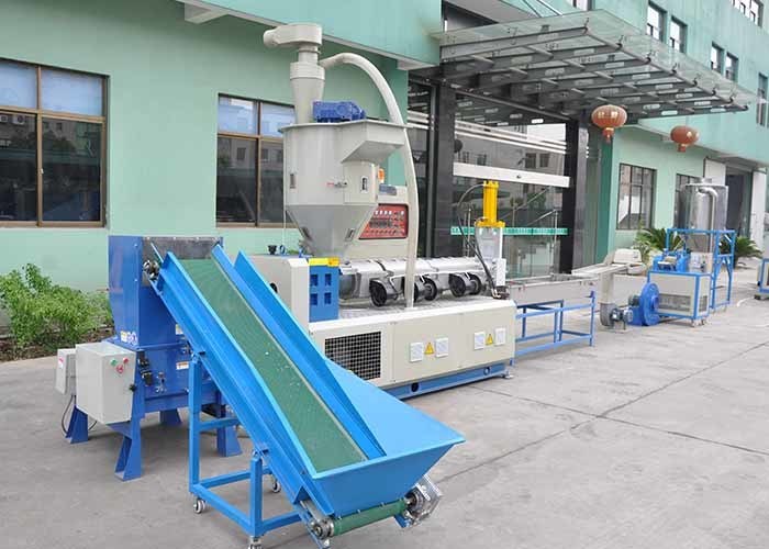 Soft Plastic Waste Recycling Equipment , Power Saving Granulator