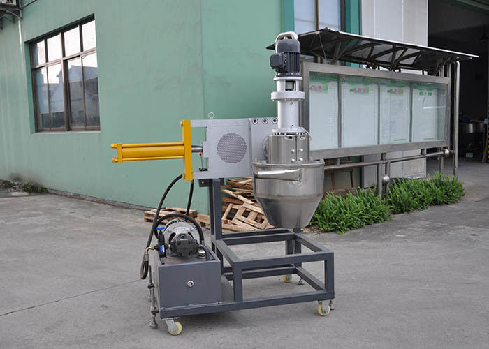PE plastic hydraulic water ring screen changer 1.5kw motor filter area 180*180mm