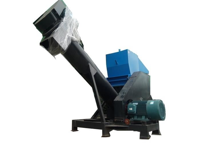 Stationary Knife Plastic Recycling Crusher , 37/11 Kw Industrial Crusher Machine
