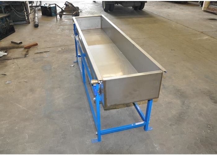 2m Cooling Trough Plastic Auxiliary Equipment 201 Stainless Steel Recycling System