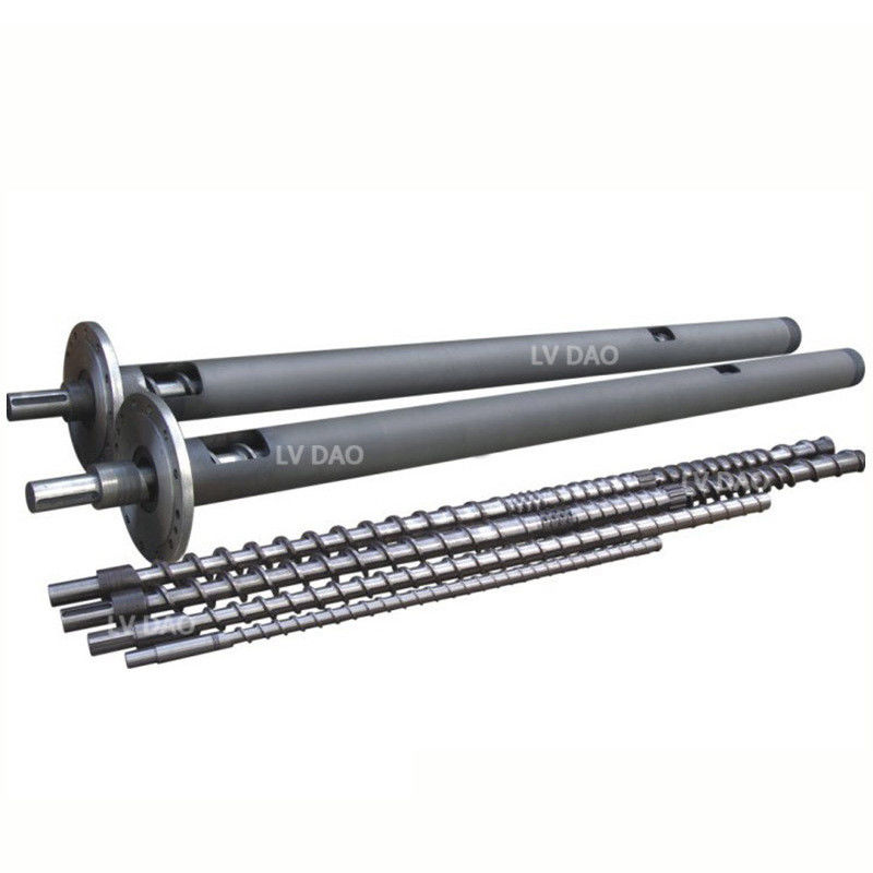 Industrial Extruder Screws And Barrels 240-300kg/H Capacity CE Approval