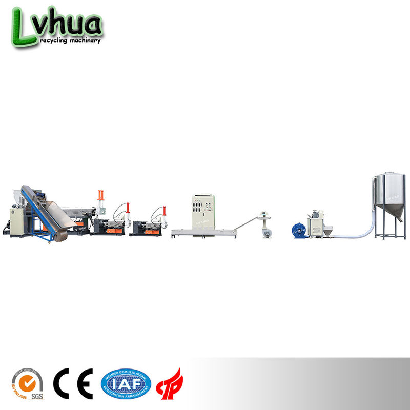 3 - 8T Weight PP Plastic Recycling Machine / Plastic Recycling Line 10 * 2 * 3M