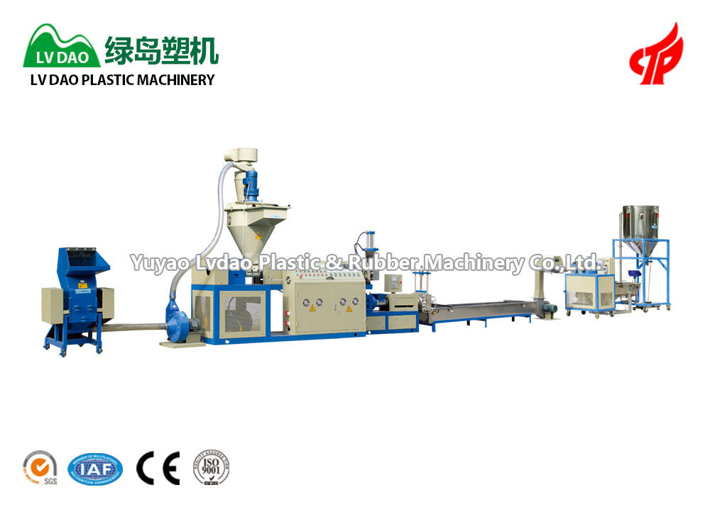 Blue Color Plastic Washing And Recycling Machine Automatic Crushing Production Line