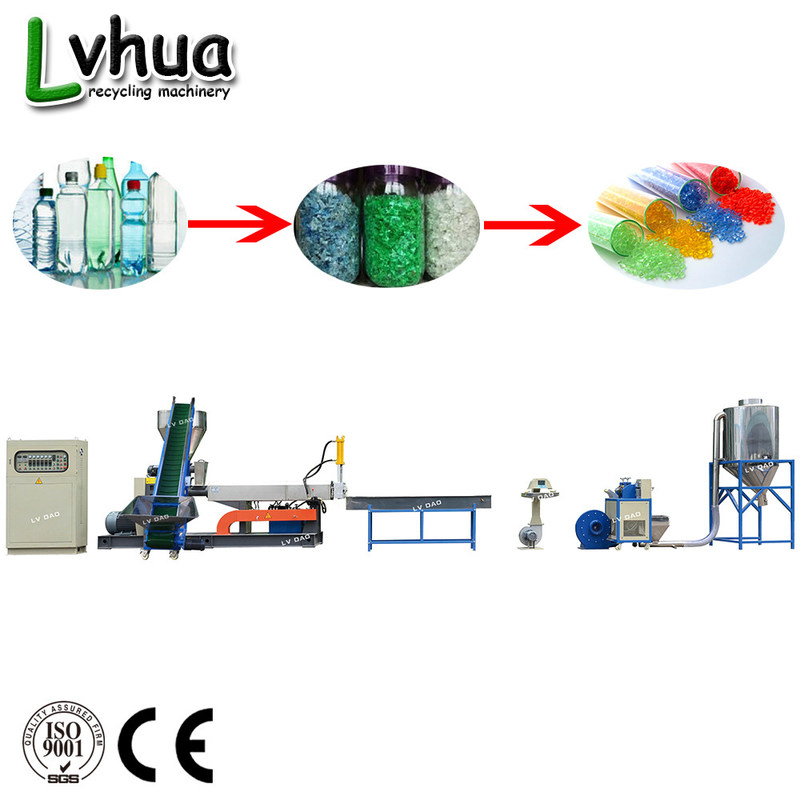 500kg/H Pet Water Bottle Recycling Machine With Custom Voltage Standard