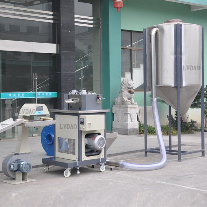 45kw Plastic Recycling Granulator Machine Double Stage Waste Abs Pp